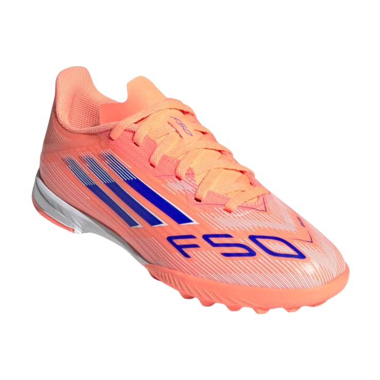 Chuteira Society Adidas F50 League Infantil - Laranja