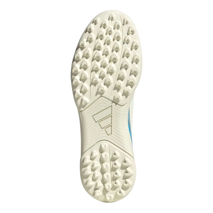 Chuteira Society Adidas F50 Messi Club Infantil - Bege/Azul