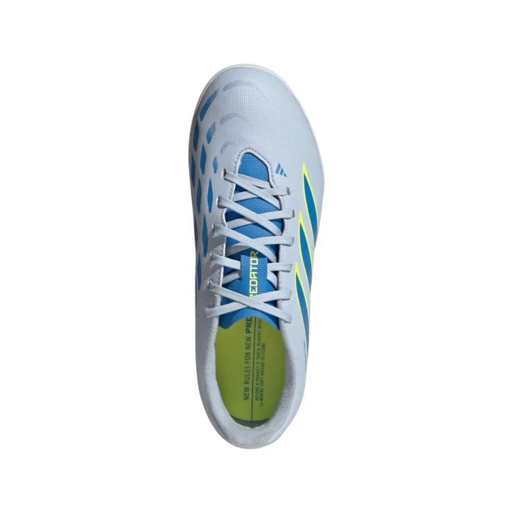 Chuteira Society Adidas Predator Club Infantil - Azul