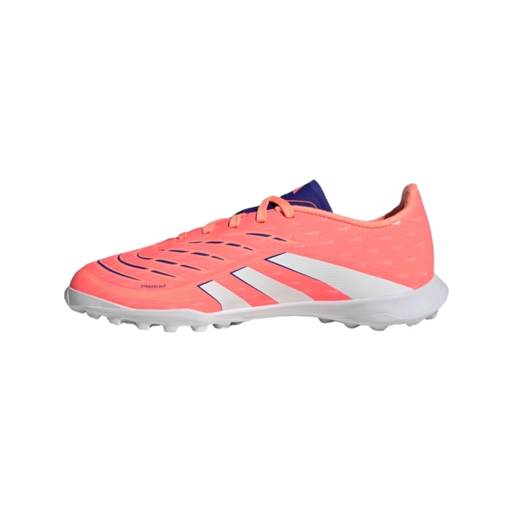 Chuteira Society Adidas Predator League Turf Infantil - Laranja