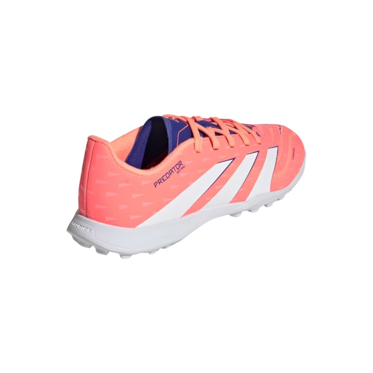 Chuteira Society Adidas Predator League Turf Infantil - Laranja