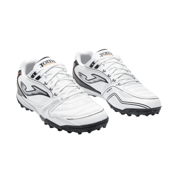 Chuteira Society Joma Dribling Masculina - Branca/Cinza