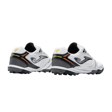 Chuteira Society Joma Dribling Masculina - Branca/Cinza