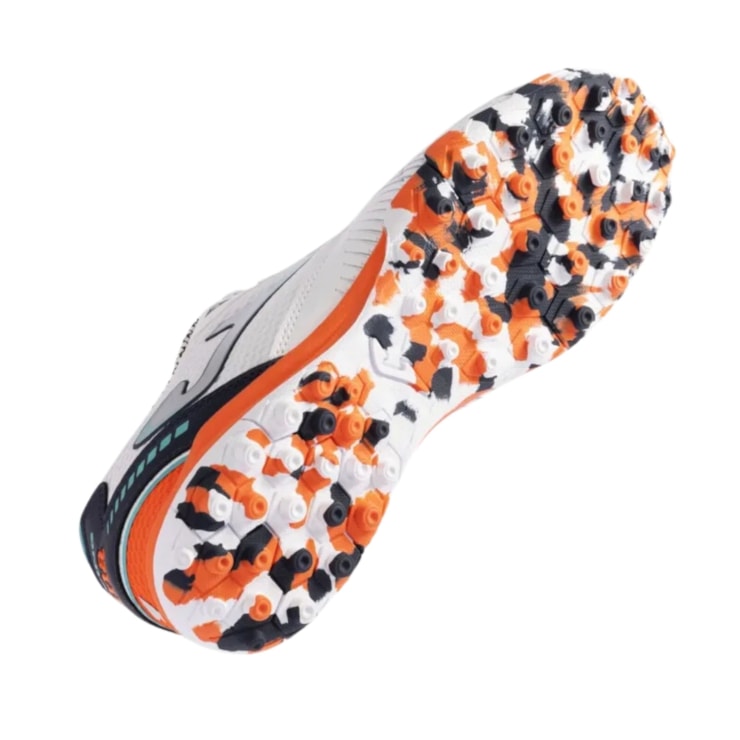 Chuteira Society Joma Dribling Masculina - Branca/Laranja