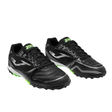 Chuteira Society Joma Dribling Masculina - Preta/Verde