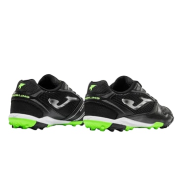 Chuteira Society Joma Dribling Masculina - Preta/Verde