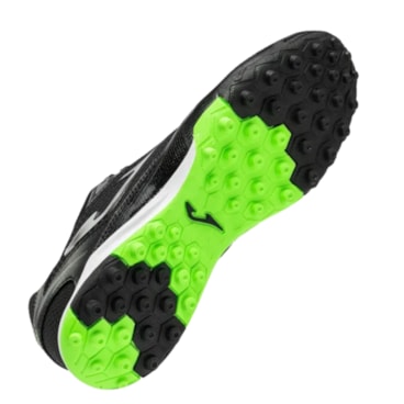 Chuteira Society Joma Dribling Masculina - Preta/Verde