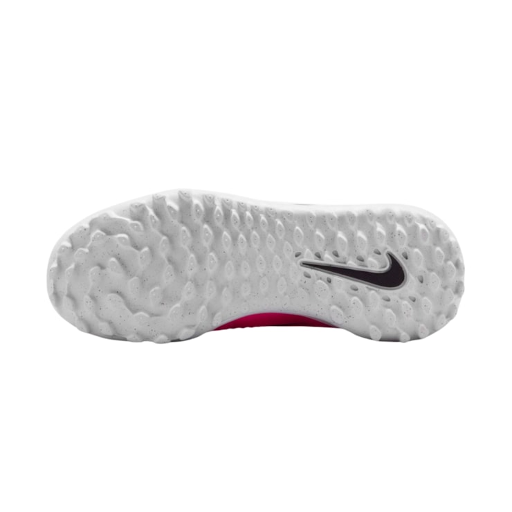Chuteira Society Nike Phantom 6 Academy Low Infantil - Rosa/Branca