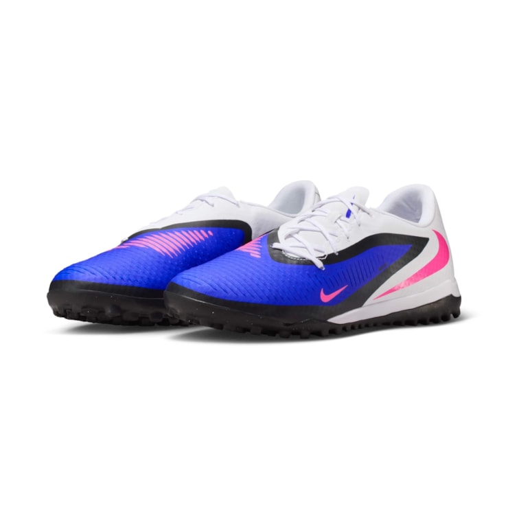 Chuteira Society Nike Phantom 6 Academy Low Masculina - Azul