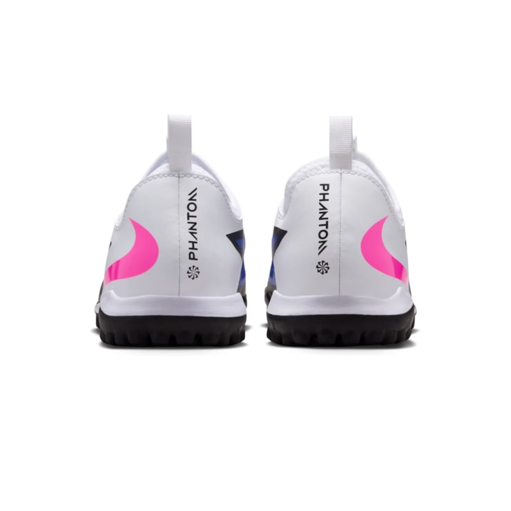 Chuteira Society Nike Phantom 6 Low Academy Infantil - Azul/Branca