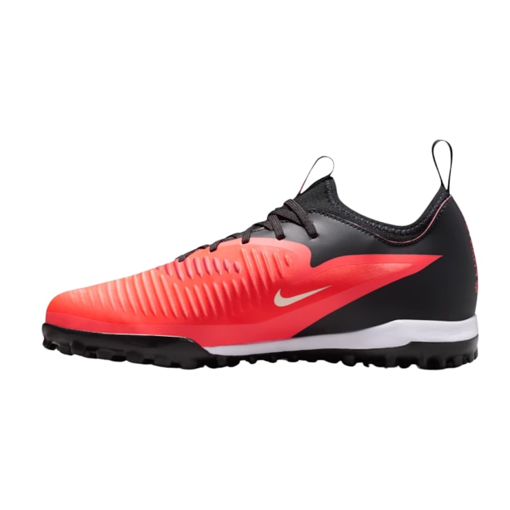 Chuteira Society Nike Phantom 6 Low Academy TF Infantil - Vermelha