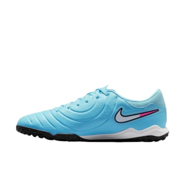 Chuteira Society Nike Tiempo 10 Legend Academy Tf Masculina - Azul