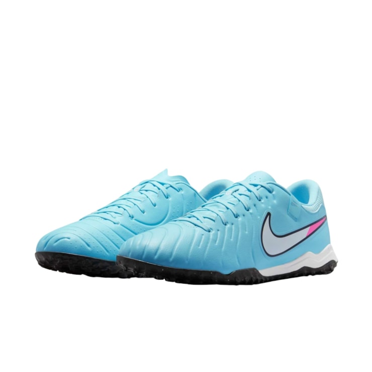 Chuteira Society Nike Tiempo 10 Legend Academy Tf Masculina - Azul