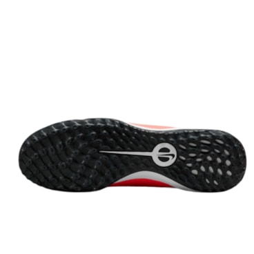 Chuteira Society Nike Tiempo Legend 10 Pro TF Masculina - Vermelha/Branca
