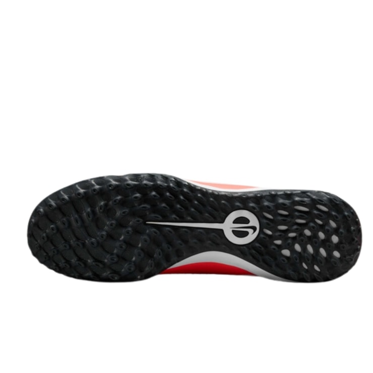 Chuteira Society Nike Tiempo Legend 10 Pro TF Masculina - Vermelha/Branca