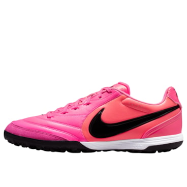 Chuteira Society Nike Tiempo Ligera Pro Masculina - Rosa
