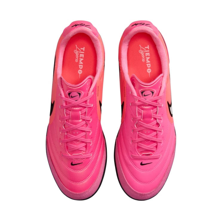 Chuteira Society Nike Tiempo Ligera Pro Masculina - Rosa