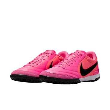 Chuteira Society Nike Tiempo Ligera Pro Masculina - Rosa