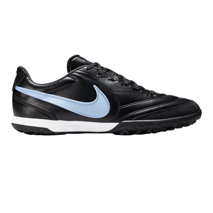 Chuteira Society Nike Tiempo Ligera Pro TF Masculina - Preta/Azul