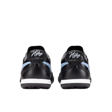Chuteira Society Nike Tiempo Ligera Pro TF Masculina - Preta/Azul