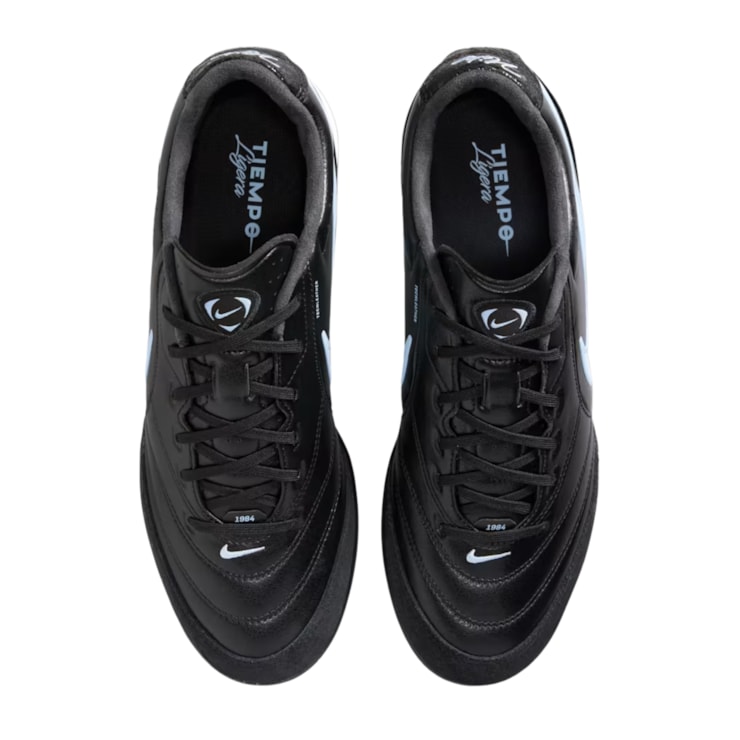 Chuteira Society Nike Tiempo Ligera Pro TF Masculina - Preta/Azul