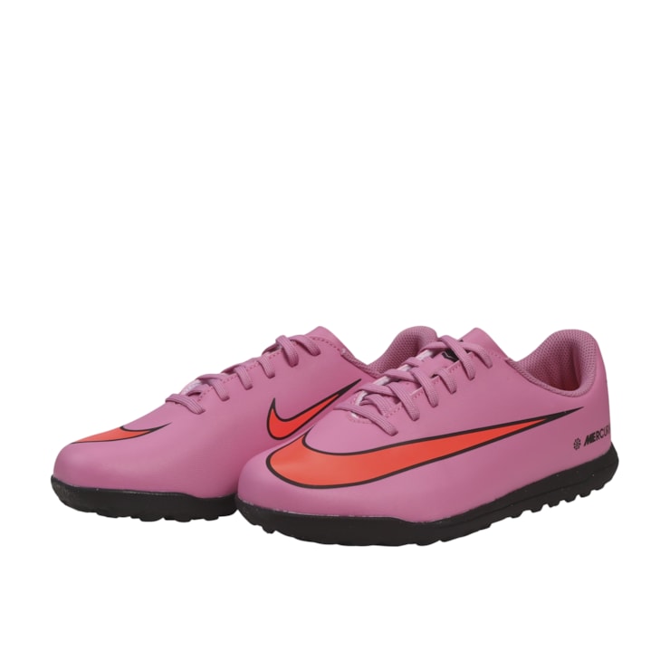 Chuteira Society Nike Vapor 16 Club Infantil - Rosa