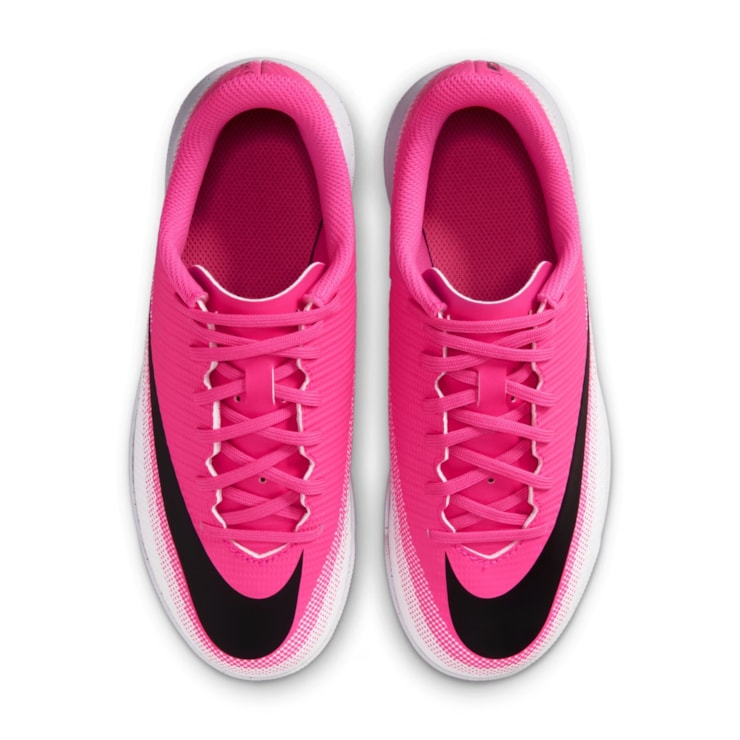 Chuteira Society Nike Vapor 17 Club Infantil - Rosa