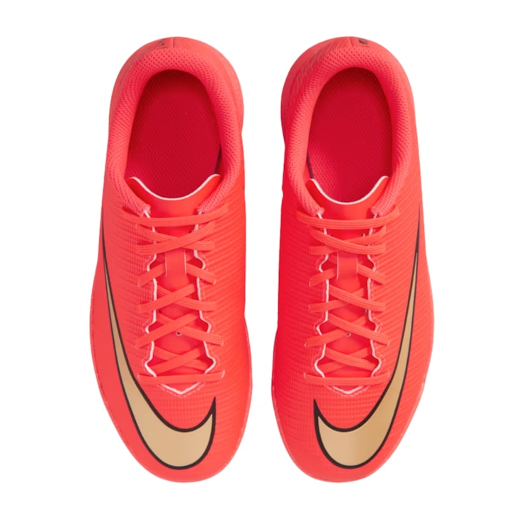 Chuteira Society Nike Vapor 17 Club Infantil - Vermelha
