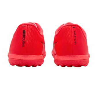 Chuteira Society Nike Vapor 17 Club Infantil - Vermelha