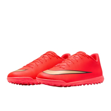 Chuteira Society Nike Vapor 17 Club Masculino - Vermelha
