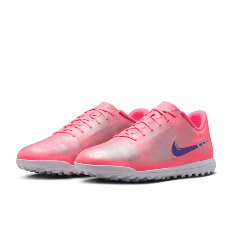 Chuteira Society Nike Vini Jr Vapor 16 Club Masculina - Rosa