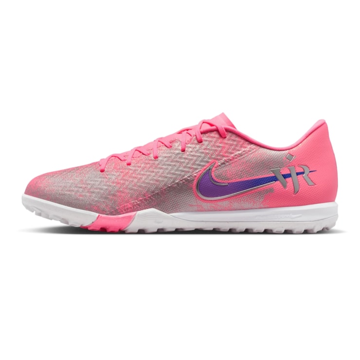 Chuteira Society Nike Vini Jr Zoom Vapor 16 Academy Masculina - Rosa