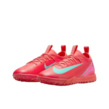 Chuteira Society Nike Zoom Mercurial Vapor 16 Academy Infantil - Vermelha