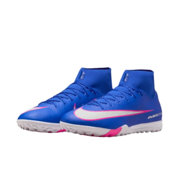 Chuteira Society Nike Zoom Superfly 10 Academy Masculina - Azul