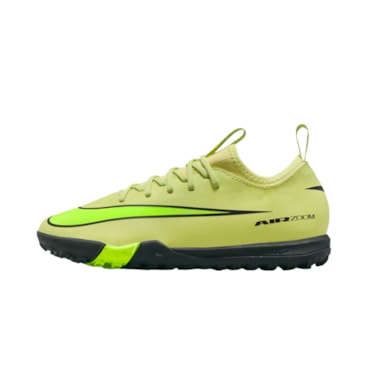 Chuteira Society Nike Zoom Vapor 16 Academy Infantil - Verde