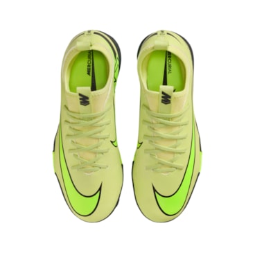 Chuteira Society Nike Zoom Vapor 16 Academy Infantil - Verde
