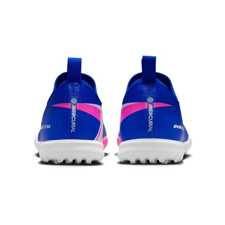 Chuteira Society Nike Zoom Vapor 16 Academy Low Infantil - Azul