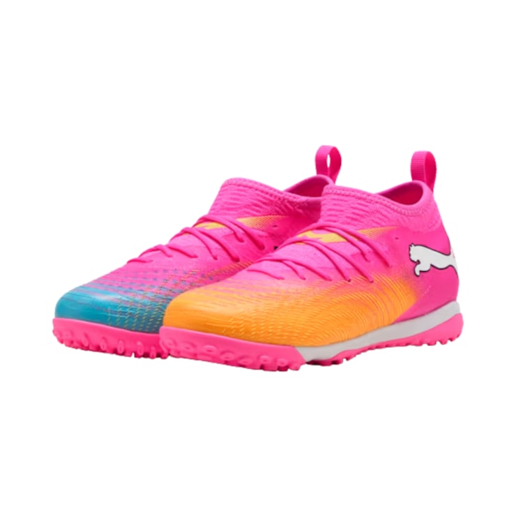 Chuteira Society  Puma Future 9 Match TT Infantil - Rosa