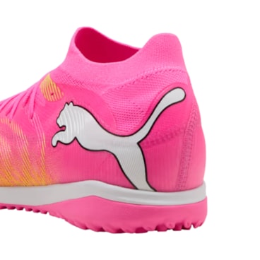 Chuteira Society Puma Future 9 Match TT Masculina - Rosa