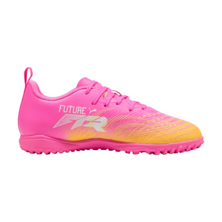 Chuteira Society Puma Future 9 Play TT Infantil - Rosa