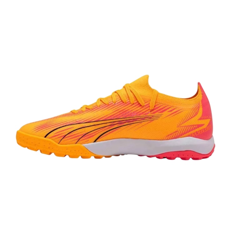 Chuteira Society Puma Ultra Match Masculina - Laranja