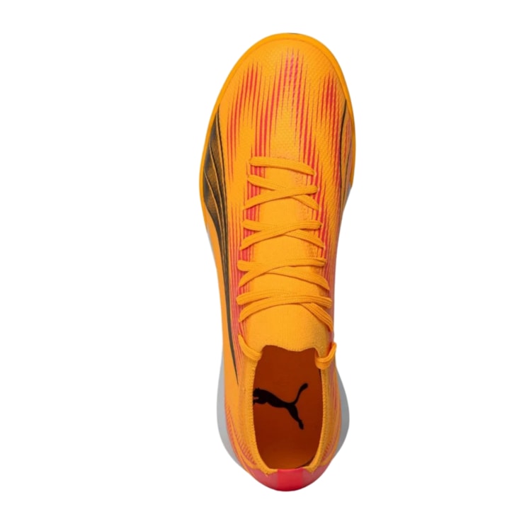 Chuteira Society Puma Ultra Match Masculina - Laranja