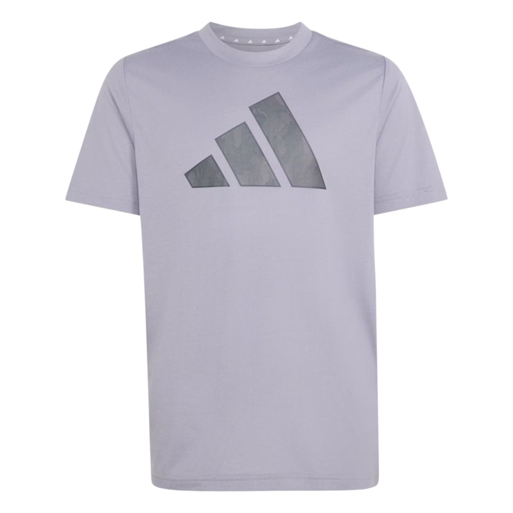 Conjunto Adidas Sport Seasonals Camo Infantil - Cinza