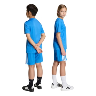 Conjunto Adidas Train Essentials Infantil - Azul