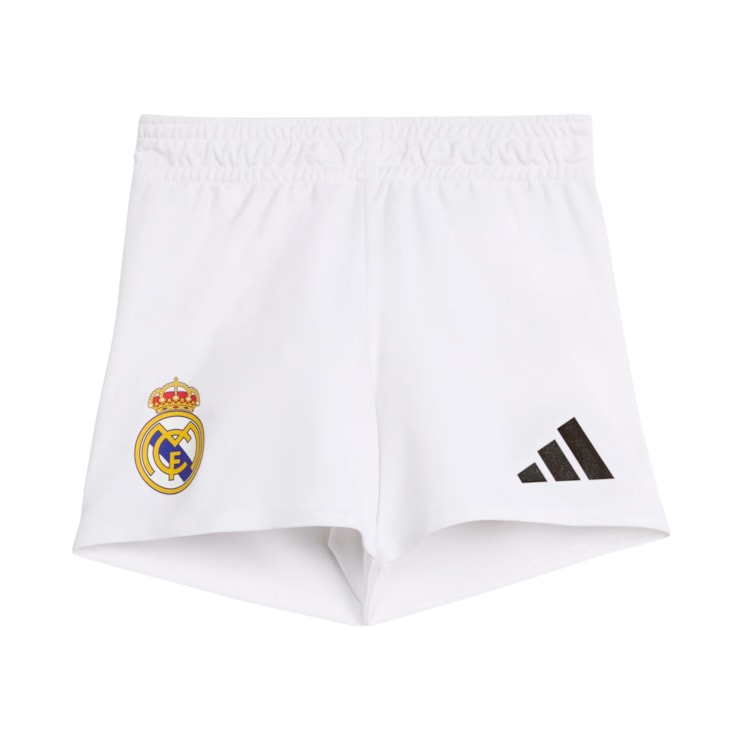 Conjunto Real Madrid I 25/26 Adidas Baby Infantil - Branco