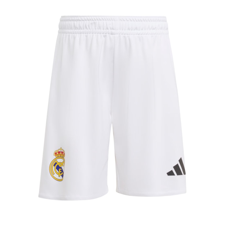 Conjunto Real Madrid I 25/26 Adidas Mini Infantil - Branco