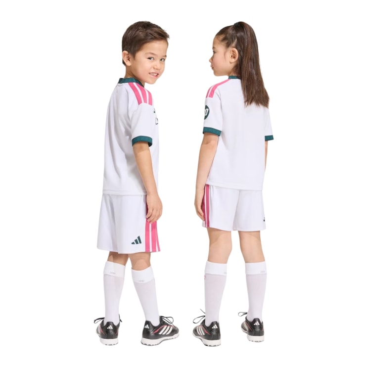 Conjunto Real Madrid I 26/27 Adidas Infantil - Branco