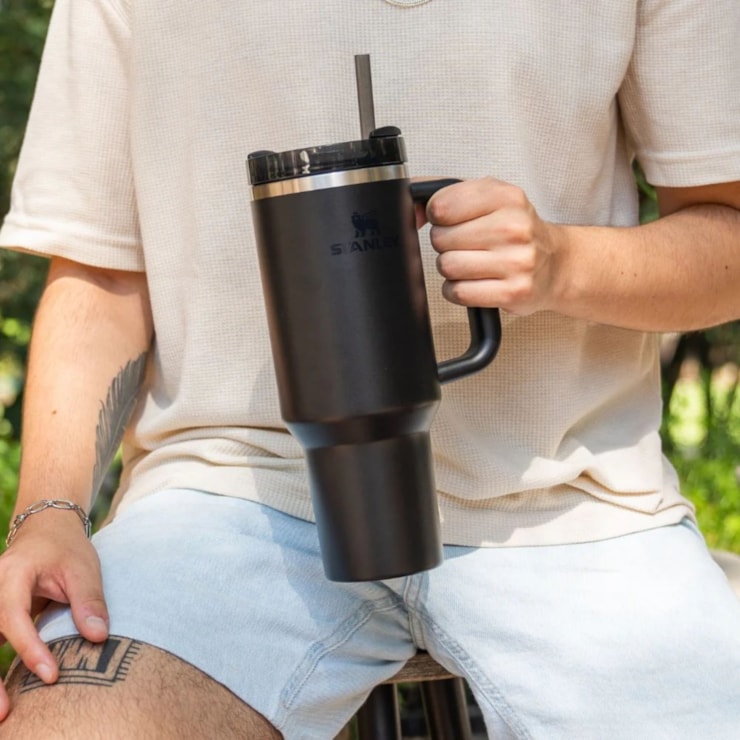 Copo Térmico Stanley Quencher 2.0 1.18L Unissex - Preto
