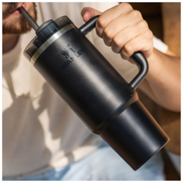 Copo Térmico Stanley Quencher 887Ml Unissex - Preto