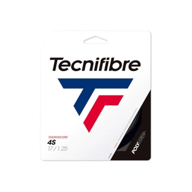 Corda Para Raquete Encor Tecnifibre 4S 1.25 200M Unissex - Branca
